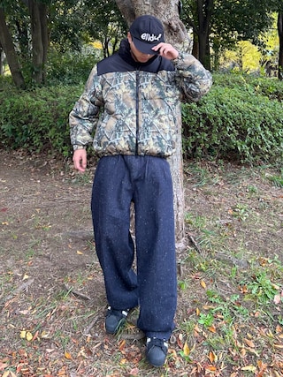 「WEGO（ウィゴー）のWEGO/【25年秋冬新作】2WAYパファーブルソン（ダウンジャケット/コート）」を使った、Shimoさん（メンズ・169cm）の冬コーディネート