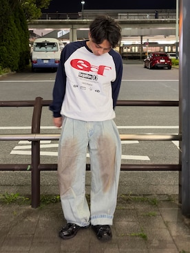 「MERRELL（メレル）のアイテム」を使った、Shimoさん（メンズ・169cm）の春コーディネート