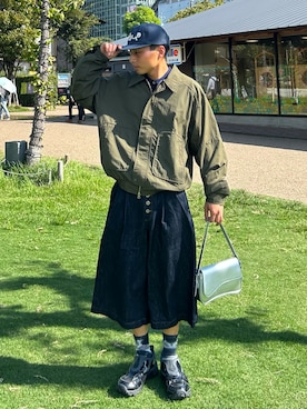 「アイテム（テーラードジャケット）」を使った、Shimoさん（メンズ・169cm）の秋コーディネート
