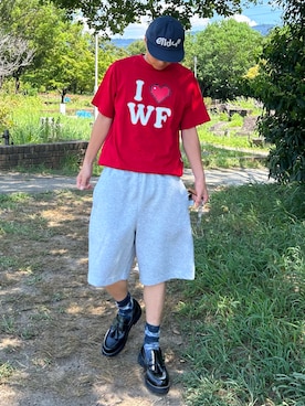 「アイテム（ソックス/靴下）」を使った、Shimoさん（メンズ・169cm・20代）の夏コーディネート