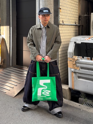 「London Shoe Make（ロンドンシューメイク）のWEB限定 ＋4.5㎝ レザー タンクソール タッセルローファー / London Shoe Make Oxford and Derby 9012（ローファー）」を使った、Shimoさん（メンズ・169cm）の春コーディネート