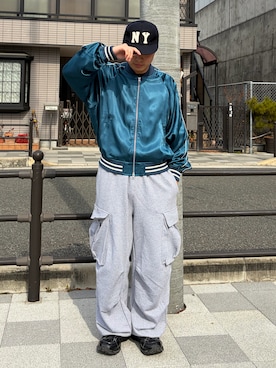 「MERRELL（メレル）のアイテム」を使った、Shimoさん（メンズ・169cm）の春コーディネート