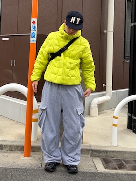 「MERRELL（メレル）のアイテム」を使った、Shimoさん（メンズ・169cm）の春コーディネート