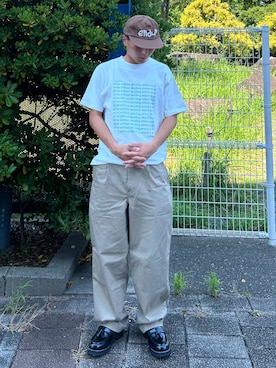 「London Shoe Make(ロンドンシューメイク)のアイテム(ローファー)」を使った、Shimoさん(メンズ・169cm)の秋コーディネート