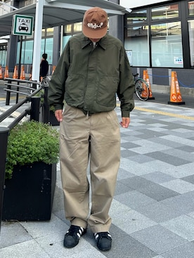 「アイテム（テーラードジャケット）」を使った、Shimoさん（メンズ・169cm）の秋コーディネート