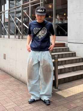 Shimoさん（メンズ・169cm）の夏コーディネート