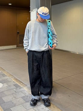 「MERRELL（メレル）のアイテム」を使った、Shimoさん（メンズ・169cm）の冬コーディネート