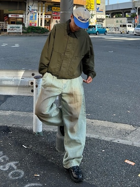 「アイテム（テーラードジャケット）」を使った、Shimoさん（メンズ・169cm）の秋コーディネート