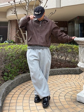 「FFEIN（フェイン）のアイテム」を使った、Shimoさん（メンズ・169cm）の冬コーディネート