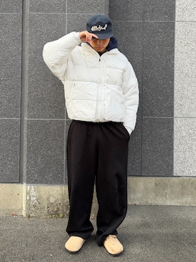 「AAA+（サンエープラス）のアイテム」を使った、Shimoさん（メンズ・169cm）の春コーディネート