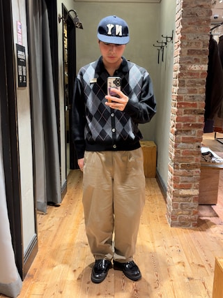 「London Shoe Make(ロンドンシューメイク)のWEB限定 +4.5㎝ レザー タンクソール タッセルローファー / London Shoe Make Oxford and Derby 9012(ローファー)」を使った、Shimoさん(メンズ・169cm)の秋コーディネート