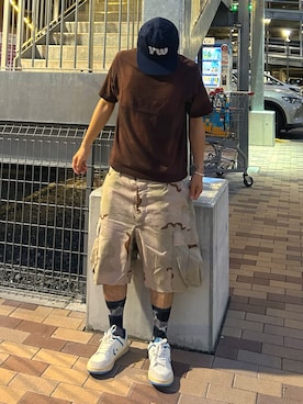 「アイテム（ソックス/靴下）」を使った、Shimoさん（メンズ・169cm・20代）の夏コーディネート