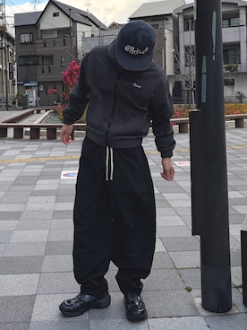 「MERRELL（メレル）のアイテム」を使った、Shimoさん（メンズ・169cm）の春コーディネート