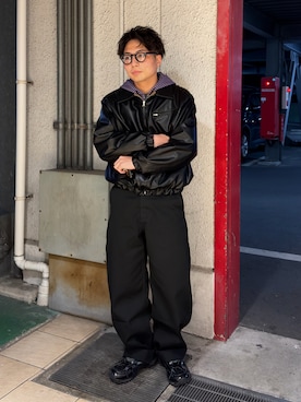 「MERRELL（メレル）のアイテム」を使った、Shimoさん（メンズ・169cm）の春コーディネート