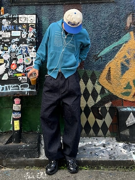 「メンズファッション」｜Shimoさん（メンズ・169cm）の冬コーディネート