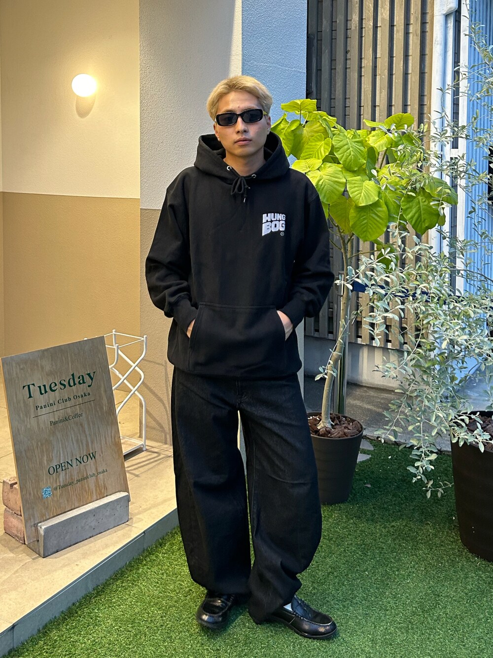 Shimo｜HUNGBOGのパーカーを使ったコーディネート - WEAR