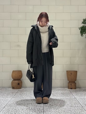 「URBAN RESEARCH（アーバンリサーチ）のアイテム」を使った、COCOAさん（レディース・155cm）の冬コーディネート