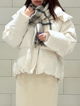 「アイテム（ダウンジャケット/コート）」を使った、COCOAさん（レディース・155cm・20代）の秋コーディネート