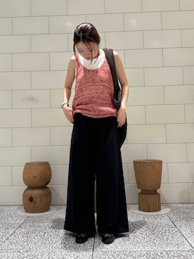 「URBAN RESEARCH（アーバンリサーチ）のアイテム（タンクトップ）」を使った、COCOAさん（レディース・155cm）の夏コーディネート