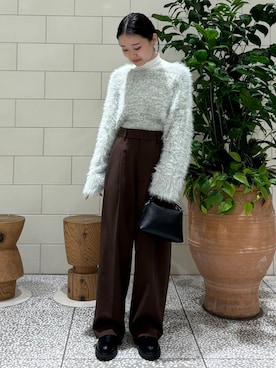 「URBAN RESEARCH ROSSO（アーバンリサーチロッソ）のGIANNI CHIARINI　ALIFA（ハンドバッグ）」を使った、COCOAさん（レディース・155cm）の秋コーディネート