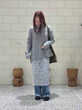 「URBAN RESEARCH ROSSO WOMEN（アーバンリサーチ　ロッソ）のアイテム」を使った、COCOAさん（レディース・155cm）の冬コーディネート