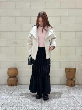 「URBAN RESEARCH ROSSO WOMEN（アーバンリサーチ　ロッソ）のアイテム（ジャケット/アウター）」を使った、COCOAさん（レディース・155cm）の冬コーディネート