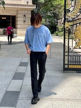 「IMAGE（イマージュ）のアイテム」を使った、Juinさん（メンズ・177cm）の春コーディネート