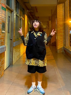 「AES（エーイーエス）のアイテム」を使った、Douさん（レディース・152cm）の冬コーディネート