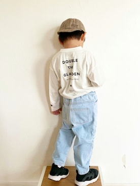 「LOGOS（ロゴス）のアイテム」を使った、maakeeさん（キッズ・110cm）の秋コーディネート