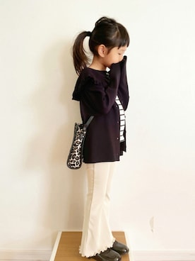 「アイテム（その他シューズ）」を使った、maakeeさん（キッズ・110cm）の秋コーディネート