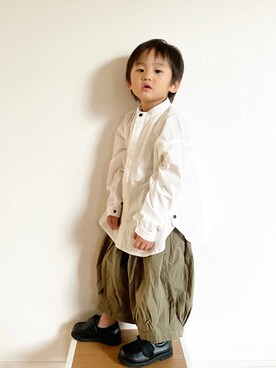 「バルーンパンツ」｜maakeeさん（キッズ・110cm）の秋コーディネート