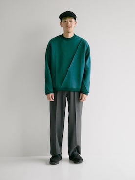 「PUBLIC TOKYO（パブリックトウキョウ）のアイテム（スウェット）」を使った、pt_menさん（メンズ・173cm）の冬コーディネート