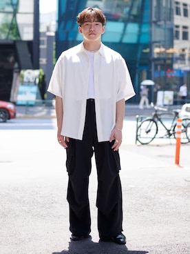 「PUBLIC TOKYO（パブリックトウキョウ）のアイテム（アクセサリー）」を使った、pt_menさん（メンズ・170cm）の春コーディネート