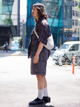 「PUBLIC TOKYO（パブリックトウキョウ）のアイテム（アクセサリー）」を使った、pt_menさん（メンズ・179cm）の春コーディネート