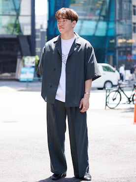 「PUBLIC TOKYO（パブリックトウキョウ）のアイテム（アクセサリー）」を使った、pt_menさん（メンズ・170cm）の春コーディネート