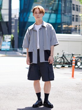 「PUBLIC TOKYO（パブリックトウキョウ）のアイテム（アクセサリー）」を使った、pt_menさん（メンズ・171cm）の春コーディネート