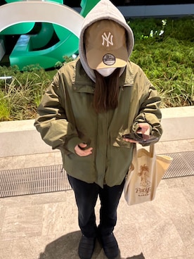 「CIAOPANIC TYPY（チャオパニックティピー）のアイテム（ブルゾン）」を使った、__2001🌼__さん（レディース・153cm）の冬コーディネート