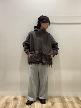 「アイテム（マウンテンパーカー）」を使った、tmyさん（メンズ・169cm）の冬コーディネート