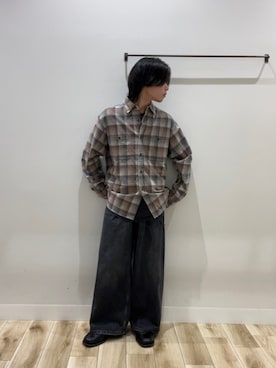 PENDLETON/別注Big Size OP Collar Gather SH PENDLETON（ペンドルトン）の「PENDLETON/別注Big Size OP