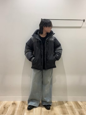 「URBAN RESEARCH DOORS（アーバンリサーチドアーズ）のLIFE STYLE TAILOR　マルチスペックコインローファー（ドレスシューズ）」を使った、tmyさん（メンズ・169cm）の冬コーディネート