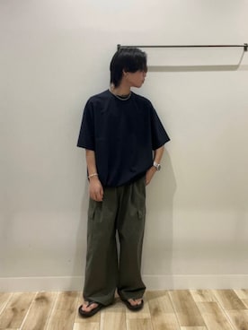 「OOFOS（ウーフォス）のアイテム」を使った、tmyさん（メンズ・169cm）の夏コーディネート
