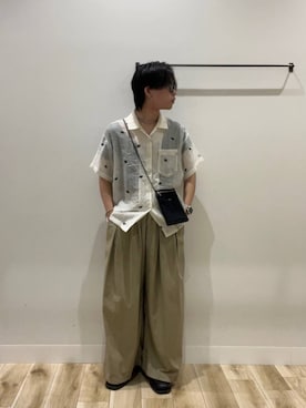 「KBF（ケイビーエフ）のアイテム」を使った、tmyさん（メンズ・169cm）の夏コーディネート