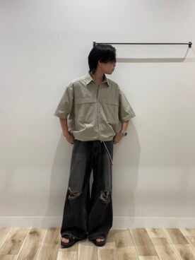 「OUTDOOR EXCHANGE（アウトドアエクスチェンジ）のアイテム」を使った、tmyさん（メンズ・169cm）の夏コーディネート