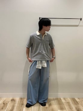 「URBAN RESEARCH Sonny Label（アーバンリサーチサニーレーベル）のアイテム（パンツ）」を使った、tmyさん（メンズ・169cm）の夏コーディネート