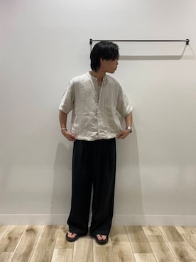 「OOFOS（ウーフォス）のアイテム」を使った、tmyさん（メンズ・169cm）の夏コーディネート