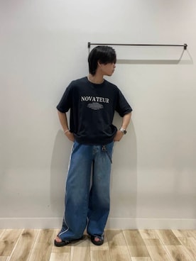 「KBF（ケイビーエフ）のアイテム」を使った、tmyさん（メンズ・169cm）の夏コーディネート