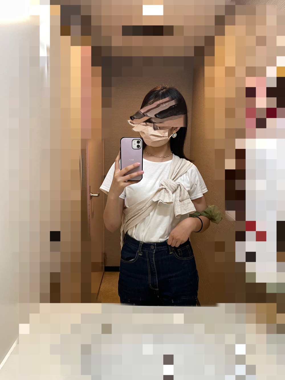 「UNIQLOのアイテム（ジャケット/アウター、ベージュ系）」を使った、coconasuさん（レディース・158cm）の秋コーディネートの1枚目の写真
