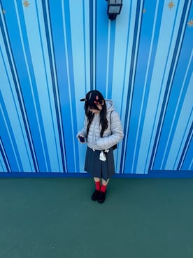 「FCMM（エフシーエムエム）のアイテム」を使った、いーさん（レディース・156cm）の春コーディネート