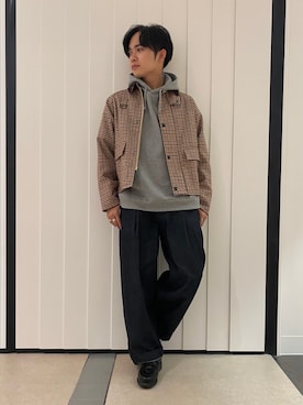 JUNYA KURIUさんの（Barbour | バーブァー）を使ったコーディネート