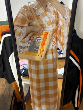 「アイテム（浴衣）」を使った、カイエンさん（レディース・160cm）の秋コーディネート
